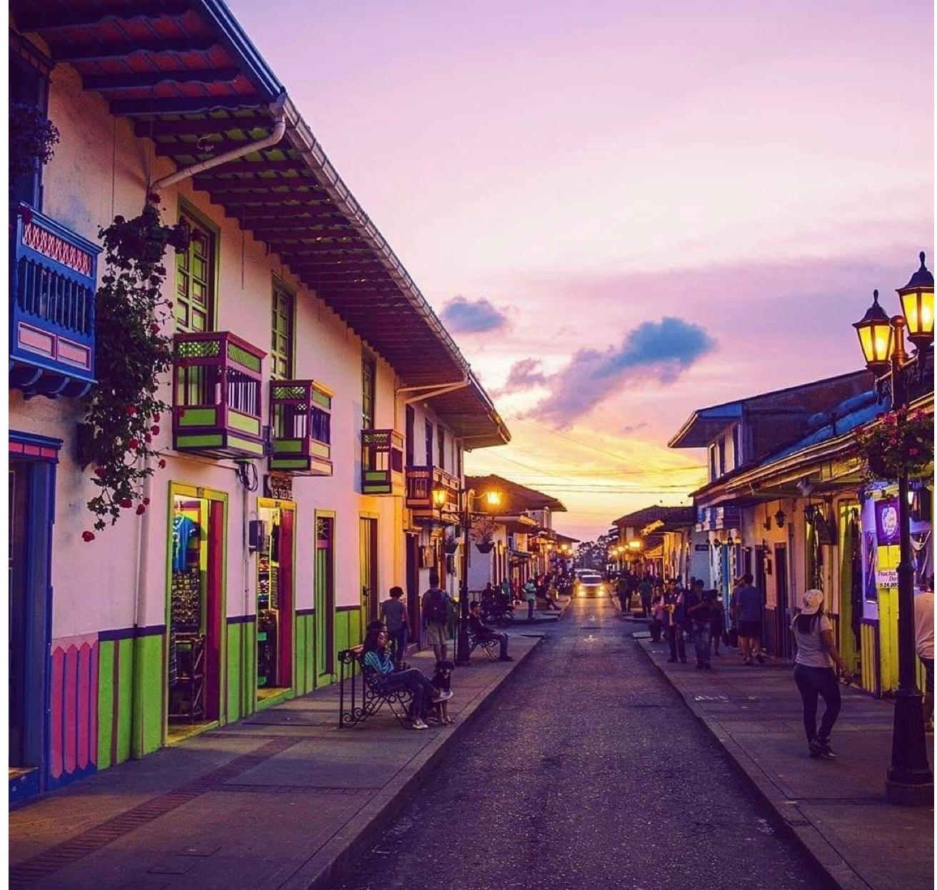 Salento al atardecer